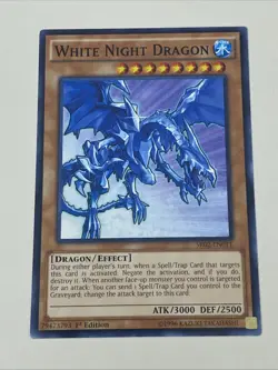 Yugioh - White Night Dragon x 3 - 1st Edition NM - Plus Free Holo Card - A - Image 4