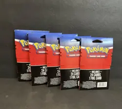 (5) Pokemon Trading Card Mystery Packs 25 Cards 1 Foil Guaranteed | New & Sealed - Image 2