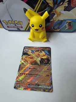 Pokemon TCG Charizard EX Card Scarlet & Violet 151 006/165 - Image 3