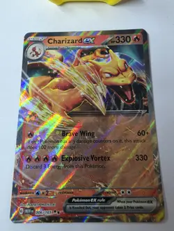 Pokemon TCG Charizard EX Card Scarlet & Violet 151 006/165 - Image 4