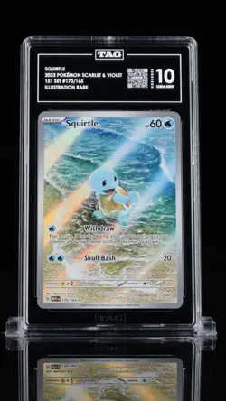 TAG 10 2023 Pokemon EN-151 Squirtle #170 IR - Image 1