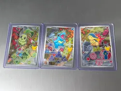 Pokemon First Partner Series 2 - Johto Gen 2 Chikorita Cyndaquil Totodile- GSP - Image 1