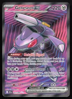 Genesect ex 161/086 Holo Ultra Rare Black Bolt Pokemon Holo Near Mint - Image 1
