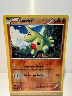 Larvitar 41/124 Common Fates Collide Pokemon Reverse Holo Near Mint - Image 1
