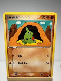 Larvitar 51/101 Common Dragon Frontiers Pokemon Moderately Played - Image 1