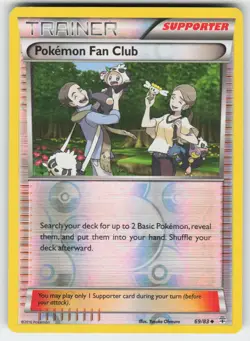 Pokemon Fan Club 69/83 Uncommon Generations Pokemon Reverse Holo MP - Image 1