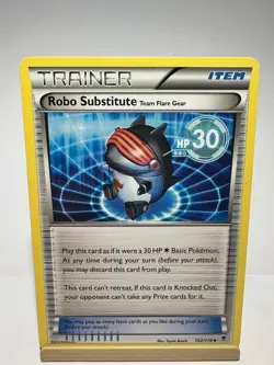 Robo Substitute Team Flare Gear 102/119 Uncommon Phantom Forces Pokemon LP - Image 1