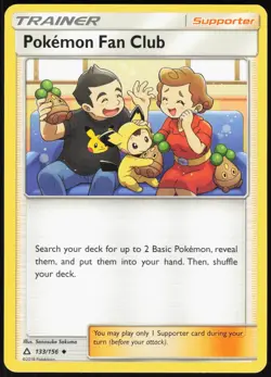 Pokemon Fan Club 133/156 Uncommon Ultra Prism Pokemon Near Mint - Image 1