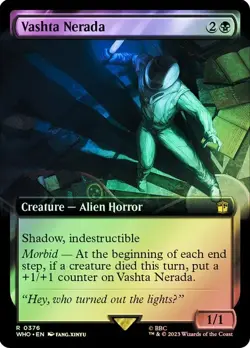 Vashta Nerada (Extended Art) (Surge Foil) Universes Beyond: Doctor Who Foil - Image 1