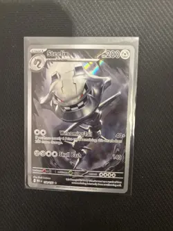 Steelix Pokemon 150/132 Full Art Illustration Rare Holo Mega Evolution - Image 1