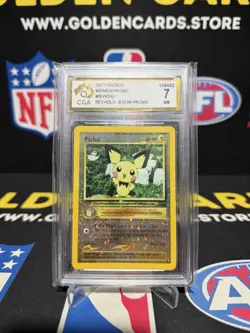 2001 POKEMON BLACK STAR PROMO - PICHU 35 - CGA 7 - Image 1