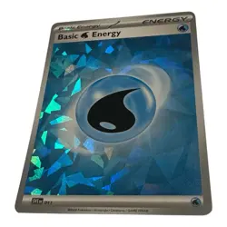 Pokemon Water Energy SVE 011 Stellar Crown Cracked Ice Holo - Buy 3 Get 2 Free - Image 1