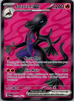 Salazzle ex 101/088 Ultra Rare Perfect Order Pokemon Near Mint - Image 1