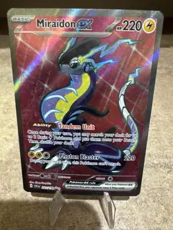 Pokemon TCG - Miraidon ex Ultra Rare SV01: Scarlet & Violet Base Set 227/198 NM - Image 1