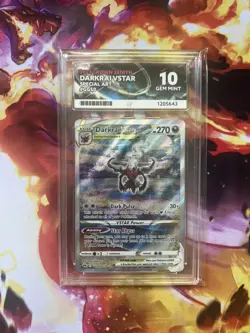 ACE 10 Darkrai VSTAR GG50/GG70 Crown Zenith: Galarian Gallery Pokemon TCG - Image 1