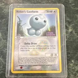 Pokemon TCG Holon's Castform 44/110 EX Holon Phantoms Reverse Holo - Image 1