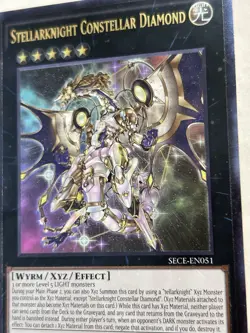 Stellarknight Constellar Diamond Secrets of Eternity Yugioh 1st Ed SECE-EN051 UR - Image 2