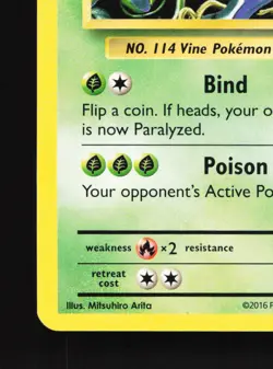 Tangela 8/108 Evolutions LP Pokemon Card TCG - Image 2