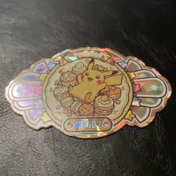 Pikachu Diecut Badge IR 002 Pokemon Mengka Vol 2 Card Pack Fresh mint holo - Image 2
