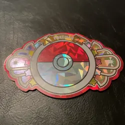 Pikachu Diecut Badge IR 002 Pokemon Mengka Vol 2 Card Pack Fresh mint holo - Image 3