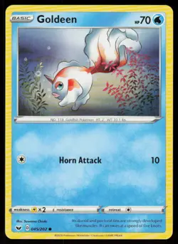 Goldeen 045/202 Common Sword & Shield Pokemon Near Mint - Image 1