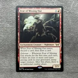 Fear of Missing Out - Duskmourn House of Horror (DSK) #136 NM Non-Foil MTG - Image 1