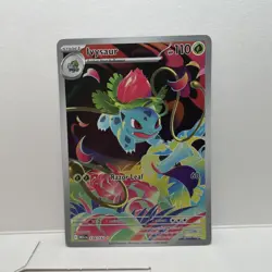 Pokemon TCG - Ivysaur 134/132 Mega Evolution Holo Rare Full Art NM 134/132 - Image 1