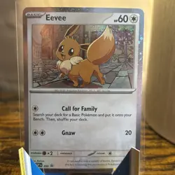 Eevee SVP 200 Cosmos Holo Black Star Promo Pokemon TCG Near Mint+ - Image 1