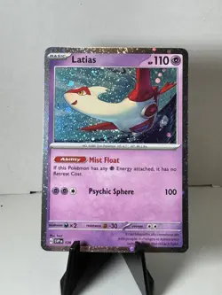 Latias 139 Pokemon TCG Scarlet & Violet Black Star Promo Cosmos Holo NM - Image 1