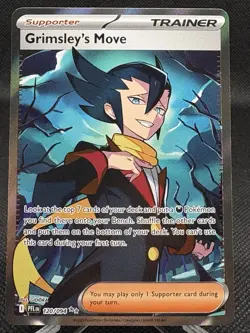 Grimsley's Move 120/094 Ultra Rare Phantasmal Flames Pokemon Holo Near Mint - Image 1