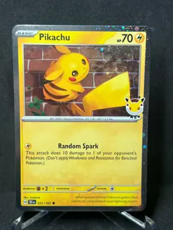 Pikachu Pokemon Day 2026 051/162 Holo Pokemon Holo Near Mint - Image 1