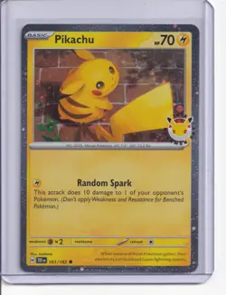 Pikachu Pokemon Day 2026 051/162 30th Anniversary Promo Pokemon TCG - Image 1