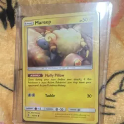 Pokemon TCG Mareep 75/214 Lost Thunder Common 50 HP English - Image 1