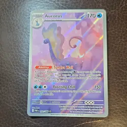 The Pokemon Company Aurorus Prismatic Evolutions 092/088 Secret Rare Holo 2026 - Image 3