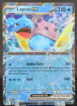 Pokemon Lapras ex #022/088 English Perfect Order Double Rare - Image 1