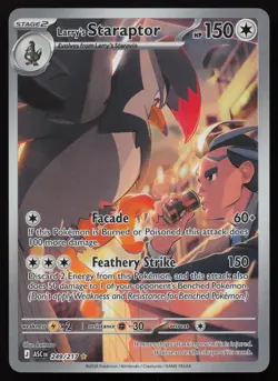 Larry's Staraptor 249/217 Illustration Rare Ascended Heroes Pokemon English NM - Image 1