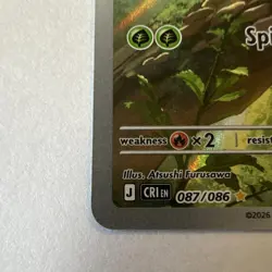 Pokemon TCG Chespin 087/086 Chaos Rising Illustration Rare EN 2026 - Image 5