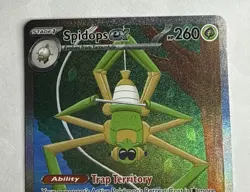 Spidops ex 243/198 SV01 Scarlet & Violet Ultra Rare Full Art Holo Pokemon TCG - Image 2