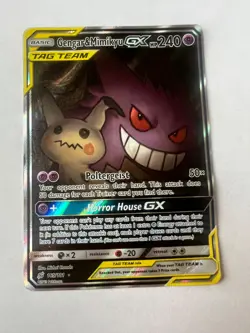2019 Pokemon Gengar & Mimikyu GX (Full Alt Art) 165/181 Team Up - Image 1