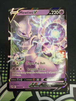 Mewtwo V 030/078 Ultra Rare Pokemon Prize Pack Series 3 NM - Image 1