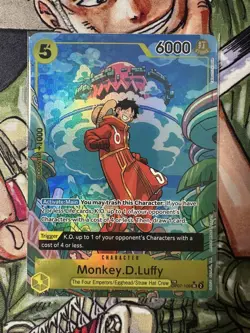 One Piece Monkey D. Luffy Op07-109 Treasure Rare Two Legends (Op08) - Image 1