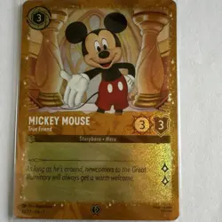 Disney Lorcana Mickey Mouse True Friend Promo 36/P2 EN1 - SEALED - Image 2