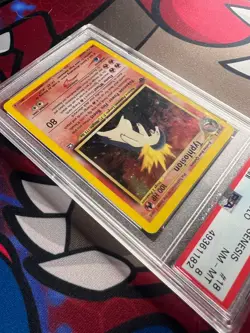 Typhlosion 18/111 1st Edition PSA 8 -Neo Genesis - Rare Holo Pokemon Card Swirl - Image 4