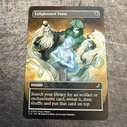 Enlightened Tutor - Custom Art MTG Magic The Gathering Playtest Card - Image 1