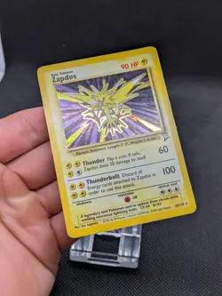 Zapdos 20/130 Holo Base Set 2 Pokemon Card WOTC Played - Image 3