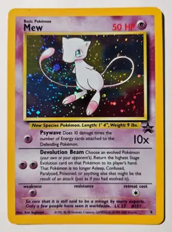 Pokemon Card - TCG Mew Holo Promo Card #9 - Image 1
