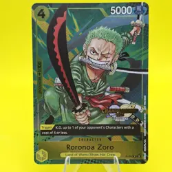 Roronoa Zoro P-042 - CS 2024 Promo Stamp - One Piece Championship Card English - Image 2