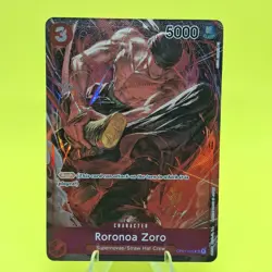 One Piece Card Game Roronoa Zoro OP01-025 Romance Dawn English Alt Art TCG NM - Image 1