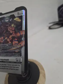 Bandai Digimon CCG Greymon (BT17-102) SEC Digimon Holo English Card 5000 - Image 2