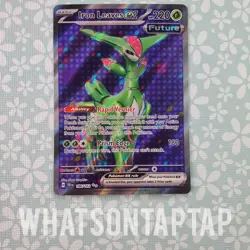 Pokemon Card Iron Leaves Ex 186/162 Secret Rare Scarlet Violet Temporal Forces - Image 1